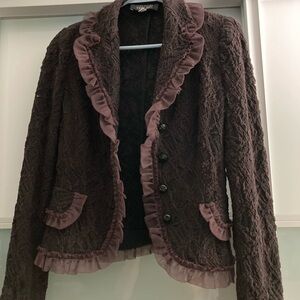 Vintage Brown Sweater/Jacket.